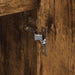 Dulap lateral Stejar fumuriu 79 x 36 x 75 cm Lemn compozit - WALTI WALTI
