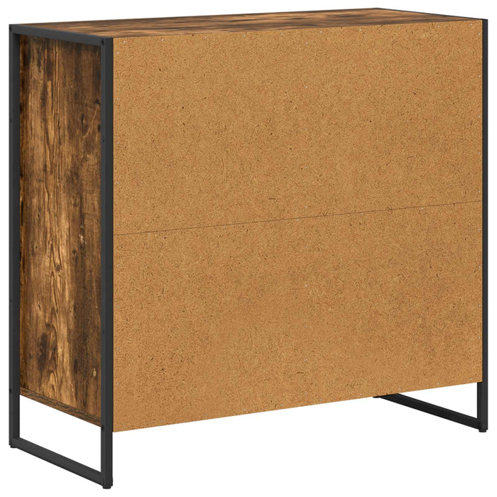 Dulap lateral Stejar fumuriu 79 x 36 x 75 cm Lemn compozit - WALTI WALTI