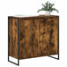 Dulap lateral Stejar fumuriu 79 x 36 x 75 cm Lemn compozit - WALTI WALTI