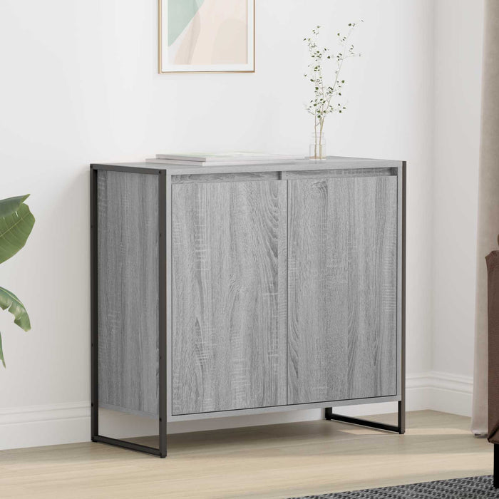 Dulap lateral Gri Sonoma 79 x 36 x 75 cm Lemn compozit - WALTI WALTI