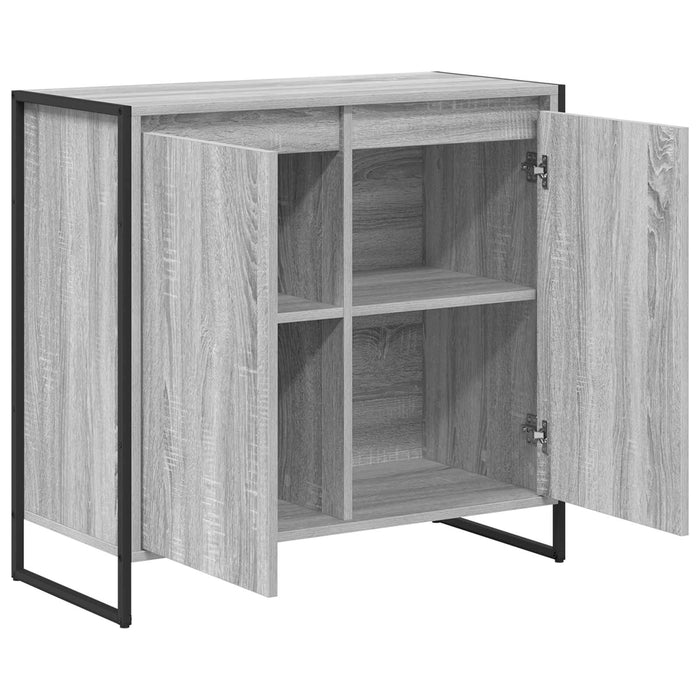 Dulap lateral Gri Sonoma 79 x 36 x 75 cm Lemn compozit - WALTI WALTI