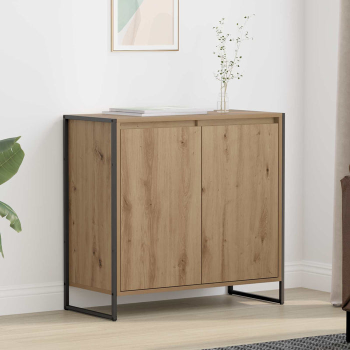 Dulap lateral Stejar artizanal 79 x 36 x 75 cm Lemn compozit - WALTI WALTI