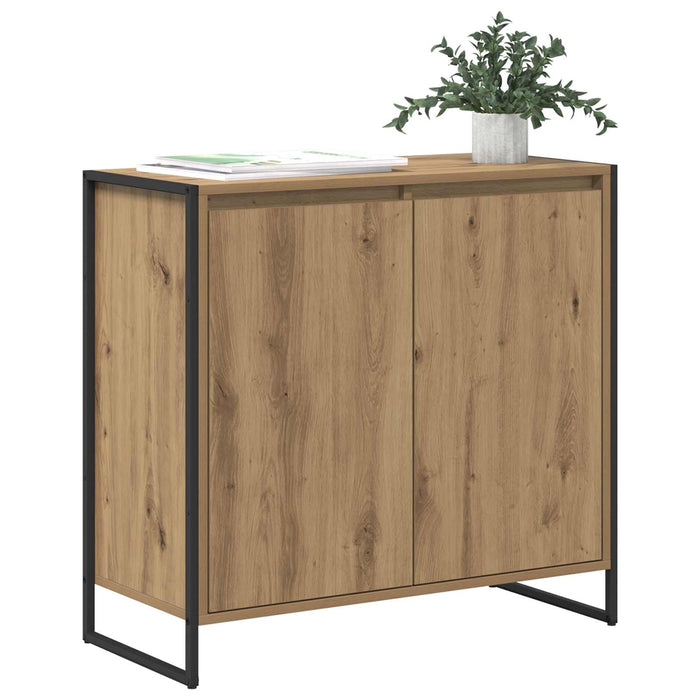 Dulap lateral Stejar artizanal 79 x 36 x 75 cm Lemn compozit - WALTI WALTI
