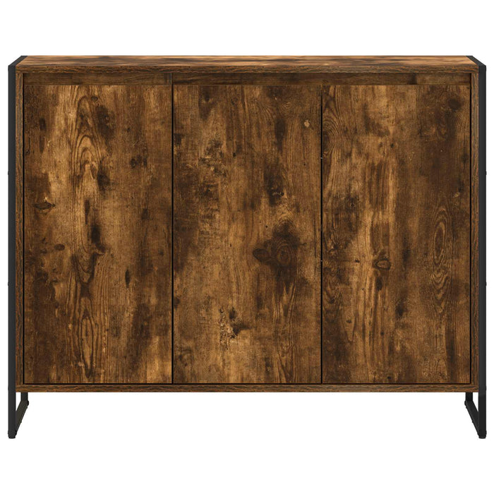 Dulap lateral Stejar fumuriu 96,5 x 30 x 75 cm Lemn compozit - WALTI WALTI