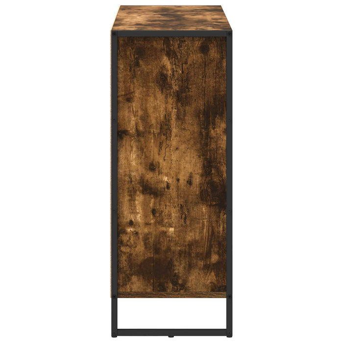 Dulap lateral Stejar fumuriu 96,5 x 30 x 75 cm Lemn compozit - WALTI WALTI