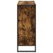 Dulap lateral Stejar fumuriu 96,5 x 30 x 75 cm Lemn compozit - WALTI WALTI