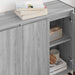 Dulap lateral Gri Sonoma 96,5 x 30 x 75 cm Lemn compozit - WALTI WALTI