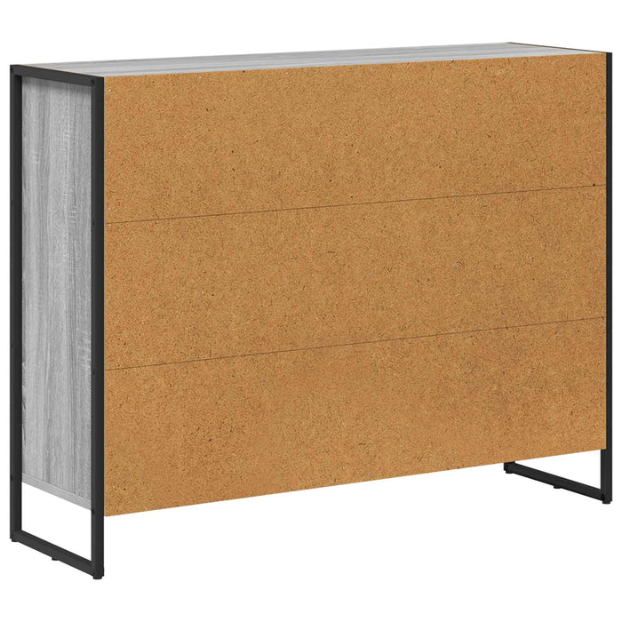 Dulap lateral Gri Sonoma 96,5 x 30 x 75 cm Lemn compozit - WALTI WALTI