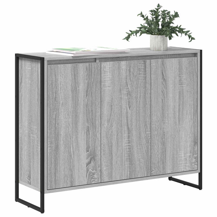 Dulap lateral Gri Sonoma 96,5 x 30 x 75 cm Lemn compozit - WALTI WALTI