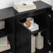 Dulap lateral Stejar Negru 96.5 x 30 x 75 cm Lemn compozit - WALTI WALTI