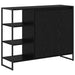Dulap lateral Stejar Negru 96.5 x 30 x 75 cm Lemn compozit - WALTI WALTI