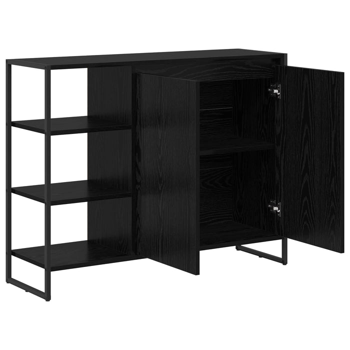 Dulap lateral Stejar Negru 96.5 x 30 x 75 cm Lemn compozit - WALTI WALTI