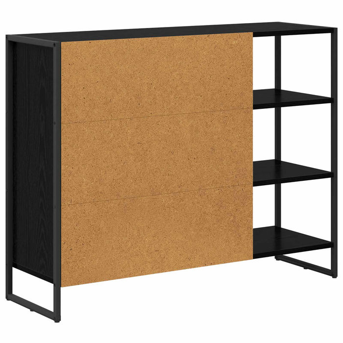 Dulap lateral Stejar Negru 96.5 x 30 x 75 cm Lemn compozit - WALTI WALTI