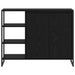 Dulap lateral Stejar Negru 96.5 x 30 x 75 cm Lemn compozit - WALTI WALTI