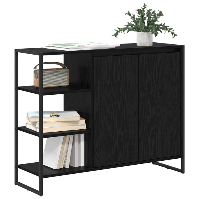 Dulap lateral Stejar Negru 96.5 x 30 x 75 cm Lemn compozit - WALTI WALTI