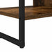 Dulap lateral Stejar fumuriu 96.5 x 30 x 75 cm Lemn compozit - WALTI WALTI