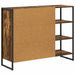 Dulap lateral Stejar fumuriu 96.5 x 30 x 75 cm Lemn compozit - WALTI WALTI