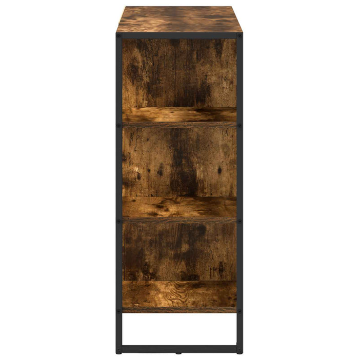 Dulap lateral Stejar fumuriu 96.5 x 30 x 75 cm Lemn compozit - WALTI WALTI