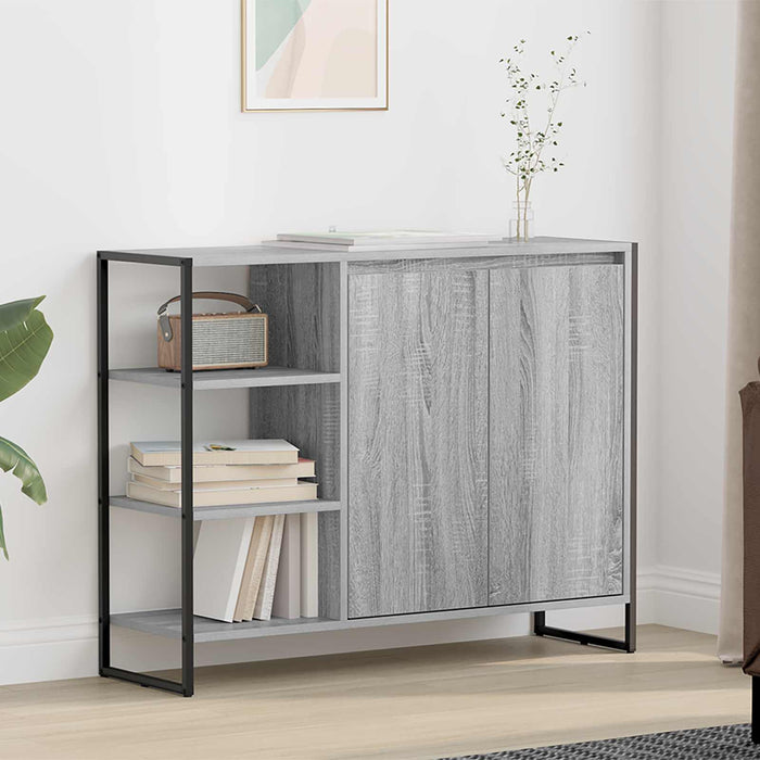 Dulap lateral Gri Sonoma 96.5 x 30 x 75 cm Lemn compozit - WALTI WALTI