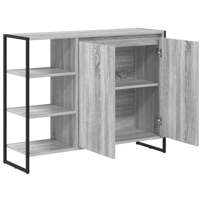 Dulap lateral Gri Sonoma 96.5 x 30 x 75 cm Lemn compozit - WALTI WALTI