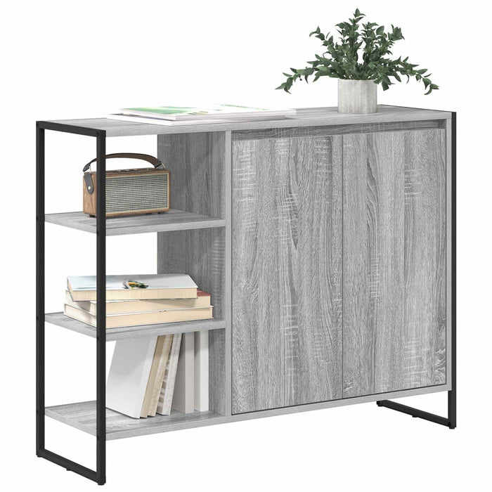 Dulap lateral Gri Sonoma 96.5 x 30 x 75 cm Lemn compozit - WALTI WALTI