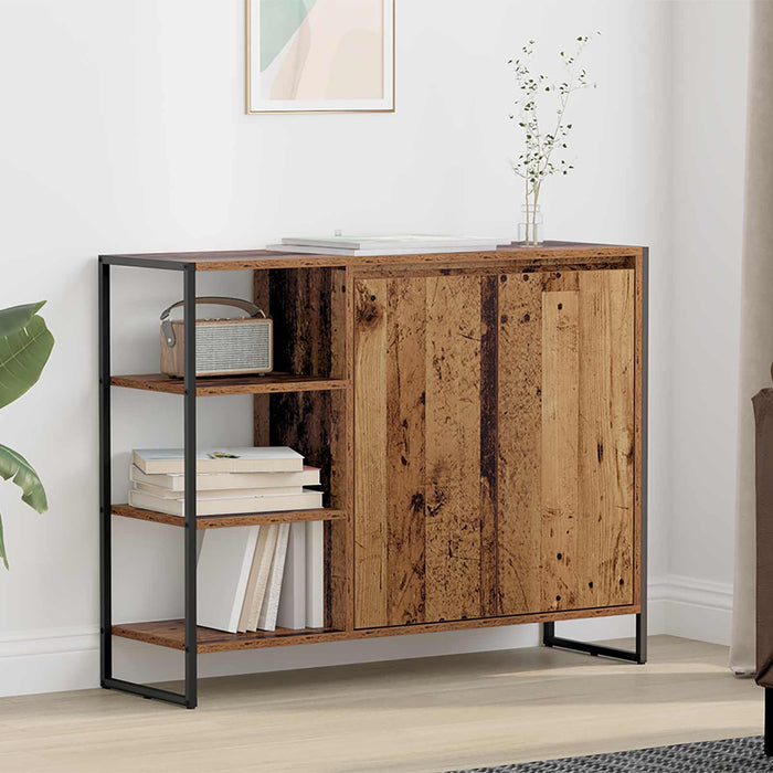 Dulap lateral Lemn Vechi 96.5 x 30 x 75 cm Lemn compozit - WALTI WALTI
