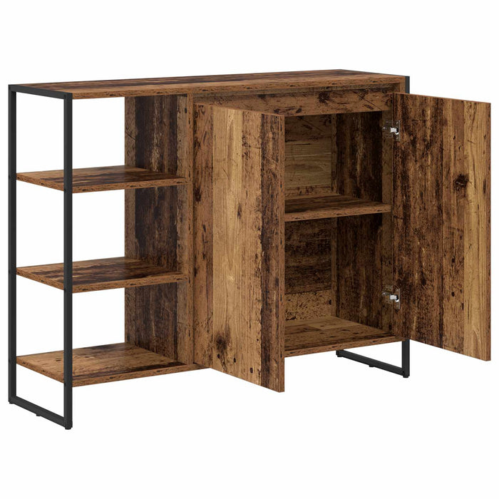 Dulap lateral Lemn Vechi 96.5 x 30 x 75 cm Lemn compozit - WALTI WALTI