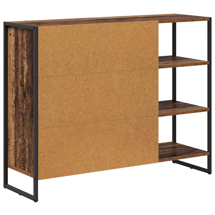 Dulap lateral Lemn Vechi 96.5 x 30 x 75 cm Lemn compozit - WALTI WALTI