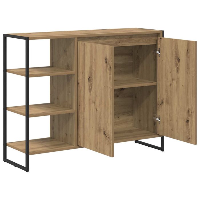 Dulap lateral Stejar artizanal 96.5 x 30 x 75 cm Lemn prelucrat WALTI