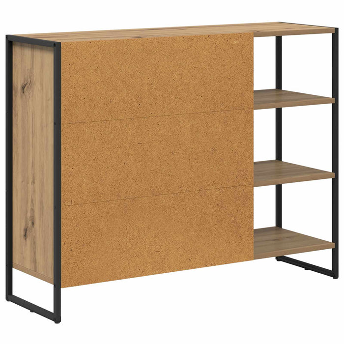 Dulap lateral Stejar artizanal 96.5 x 30 x 75 cm Lemn prelucrat WALTI