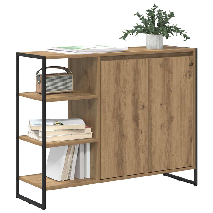 Dulap lateral Stejar artizanal 96.5 x 30 x 75 cm Lemn prelucrat WALTI