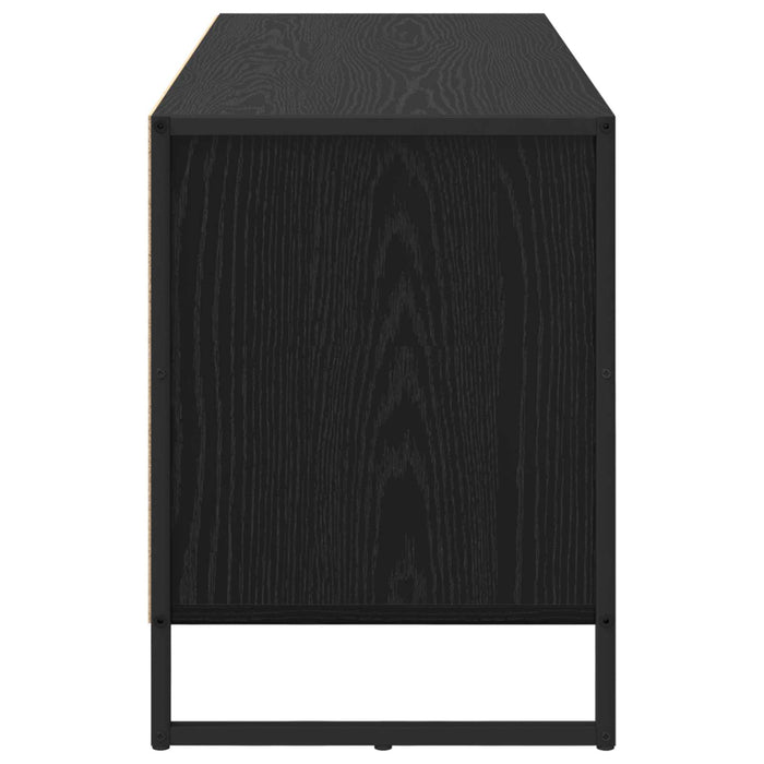 Cabinet TV Stejar Negru 100 x 36 x 49.5 cm Lemn compozit - WALTI WALTI