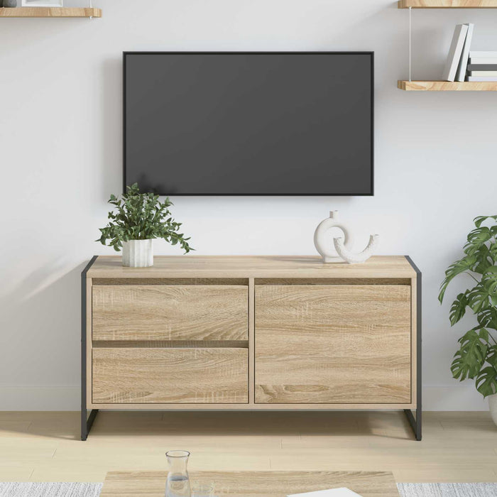 Cabinet TV cu sertar Sonoma 100 x 36 x 49.5 cm Lemn compozit - WALTI WALTI
