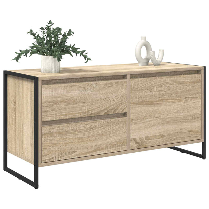 Cabinet TV cu sertar Sonoma 100 x 36 x 49.5 cm Lemn compozit - WALTI WALTI