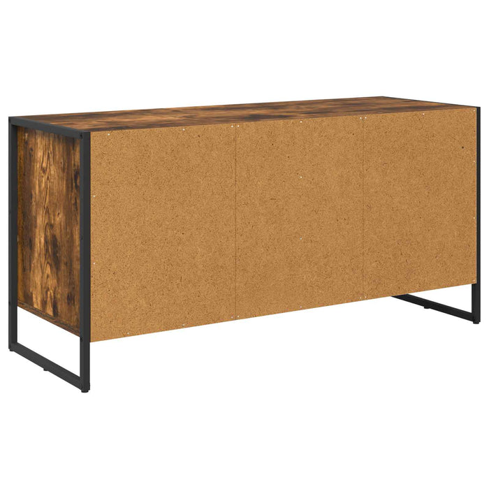 Cabinet TV Stejar fumuriu 100 x 36 x 49.5 cm Lemn compozit - WALTI WALTI