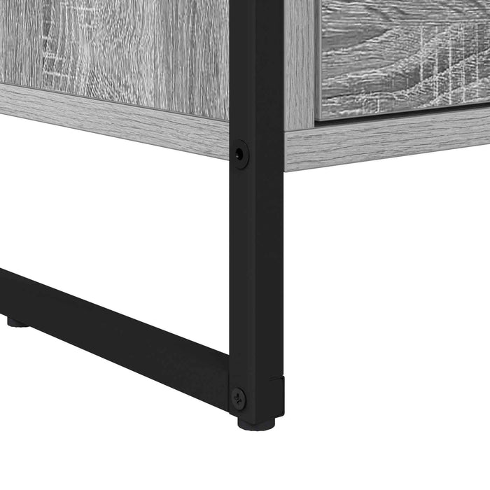 Cabinet TV Gri Sonoma 100 x 36 x 49.5 cm Lemn compozit - WALTI WALTI