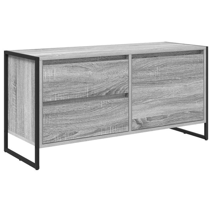 Cabinet TV Gri Sonoma 100 x 36 x 49.5 cm Lemn compozit - WALTI WALTI