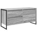 Cabinet TV Gri Sonoma 100 x 36 x 49.5 cm Lemn compozit - WALTI WALTI