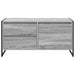 Cabinet TV Gri Sonoma 100 x 36 x 49.5 cm Lemn compozit - WALTI WALTI