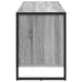 Cabinet TV Gri Sonoma 100 x 36 x 49.5 cm Lemn compozit - WALTI WALTI