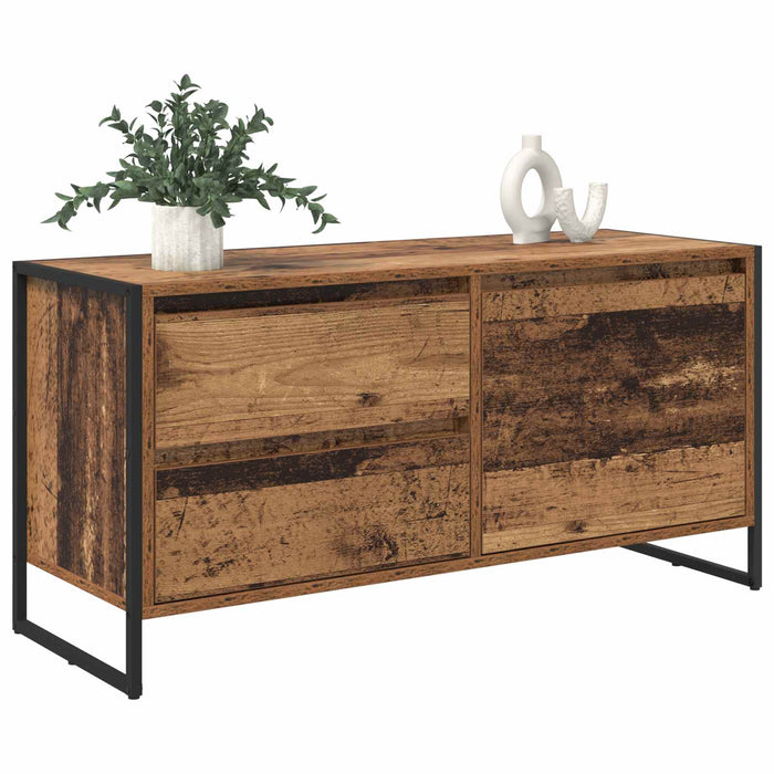 Cabinet TV Lemn Vechi 100 x 36 x 49.5 cm Lemn compozit - WALTI WALTI