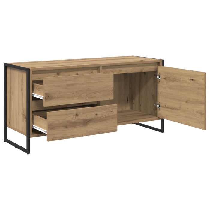 Cabinet TV Stejar artizanal 100 x 36 x 49.5 cm Lemn compozit - WALTI WALTI