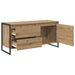 Cabinet TV Stejar artizanal 100 x 36 x 49.5 cm Lemn compozit - WALTI WALTI