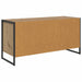 Cabinet TV Stejar artizanal 100 x 36 x 49.5 cm Lemn compozit - WALTI WALTI
