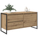 Cabinet TV Stejar artizanal 100 x 36 x 49.5 cm Lemn compozit - WALTI WALTI