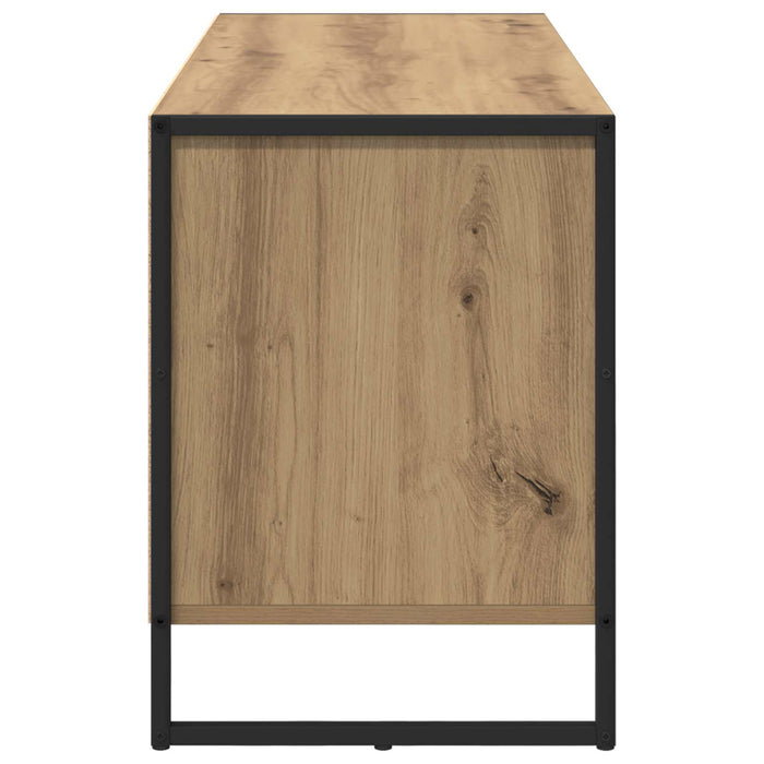 Cabinet TV Stejar artizanal 100 x 36 x 49.5 cm Lemn compozit - WALTI WALTI