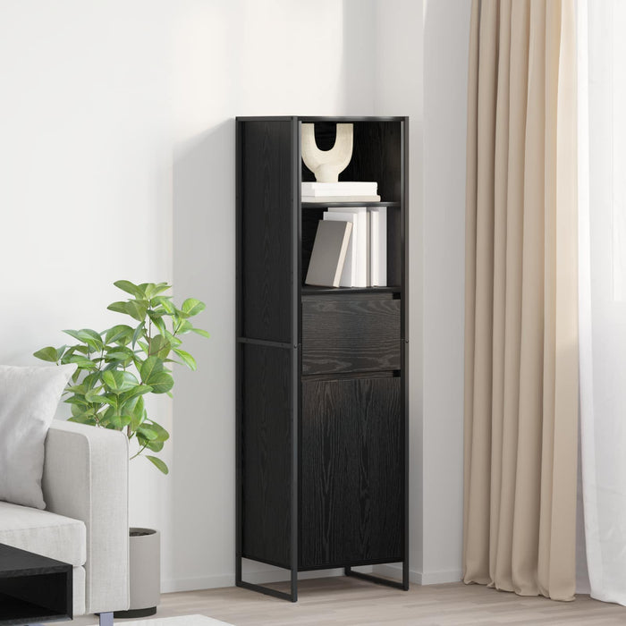 Dulap pentru cărți cu sertar Stejar Negru 43 x 36 x 150.5 cm - WALTI WALTI