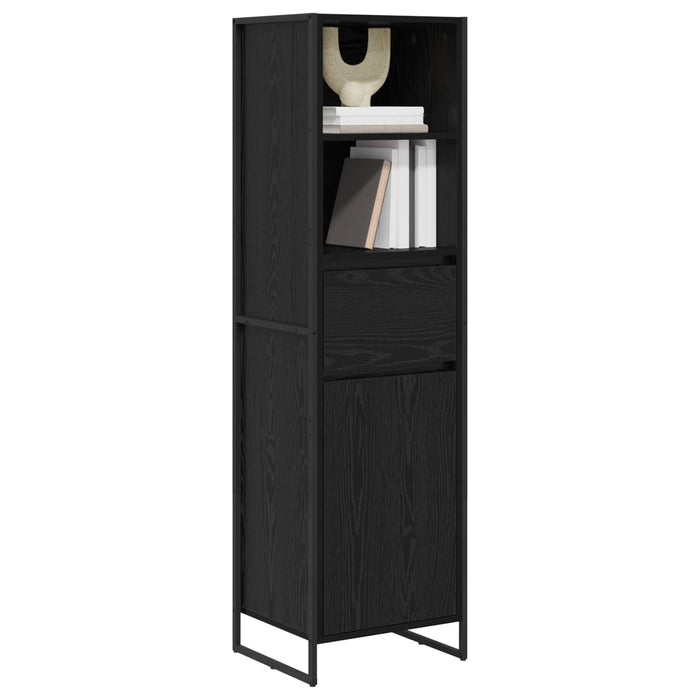 Dulap pentru cărți cu sertar Stejar Negru 43 x 36 x 150.5 cm - WALTI WALTI