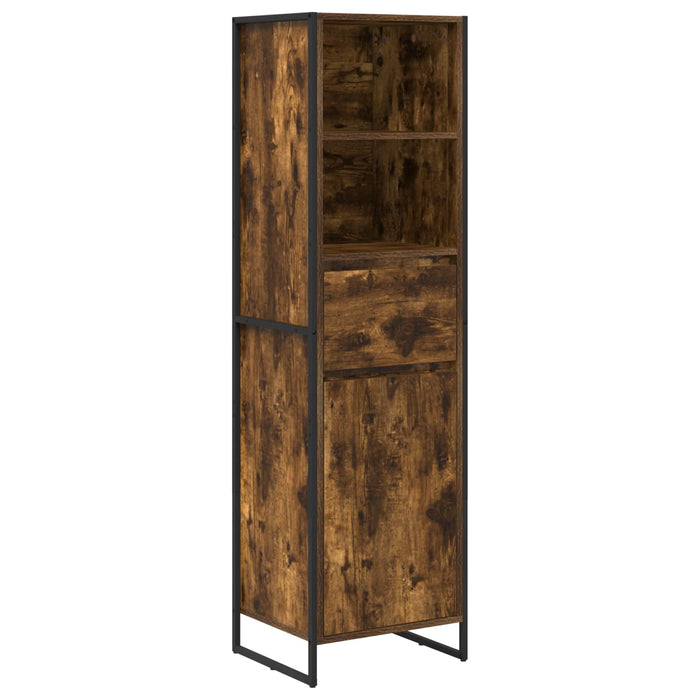 Dulap pentru cărți cu sertar Stejar fumuriu 43 x 36 x 150.5 cm - WALTI WALTI