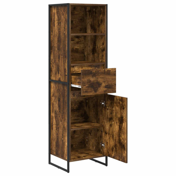 Dulap pentru cărți cu sertar Stejar fumuriu 43 x 36 x 150.5 cm - WALTI WALTI
